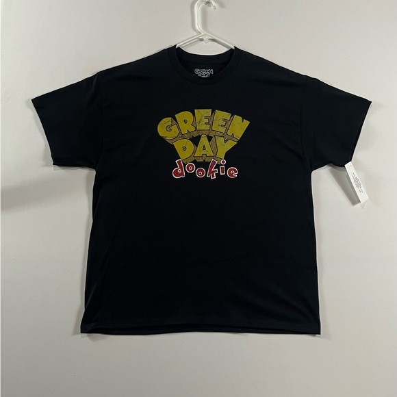 Green Day Black Graphic T-Shirt, 1994 Dookie Album Tee (BRAND NEW CONDITION) - Picture 1 of 6